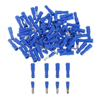 50pcs blue male female bullet insulated connector crimp terminals wiring cable plug frd2 156 frd2 5 156 mpd2 156 mpd2 5 156 hot
