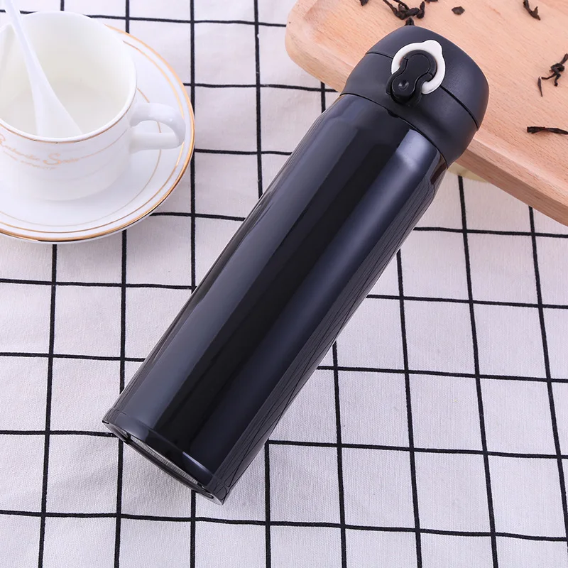 Прыгающий термос чашки сплошной цвет кружки для автомобиля кружка спортивные