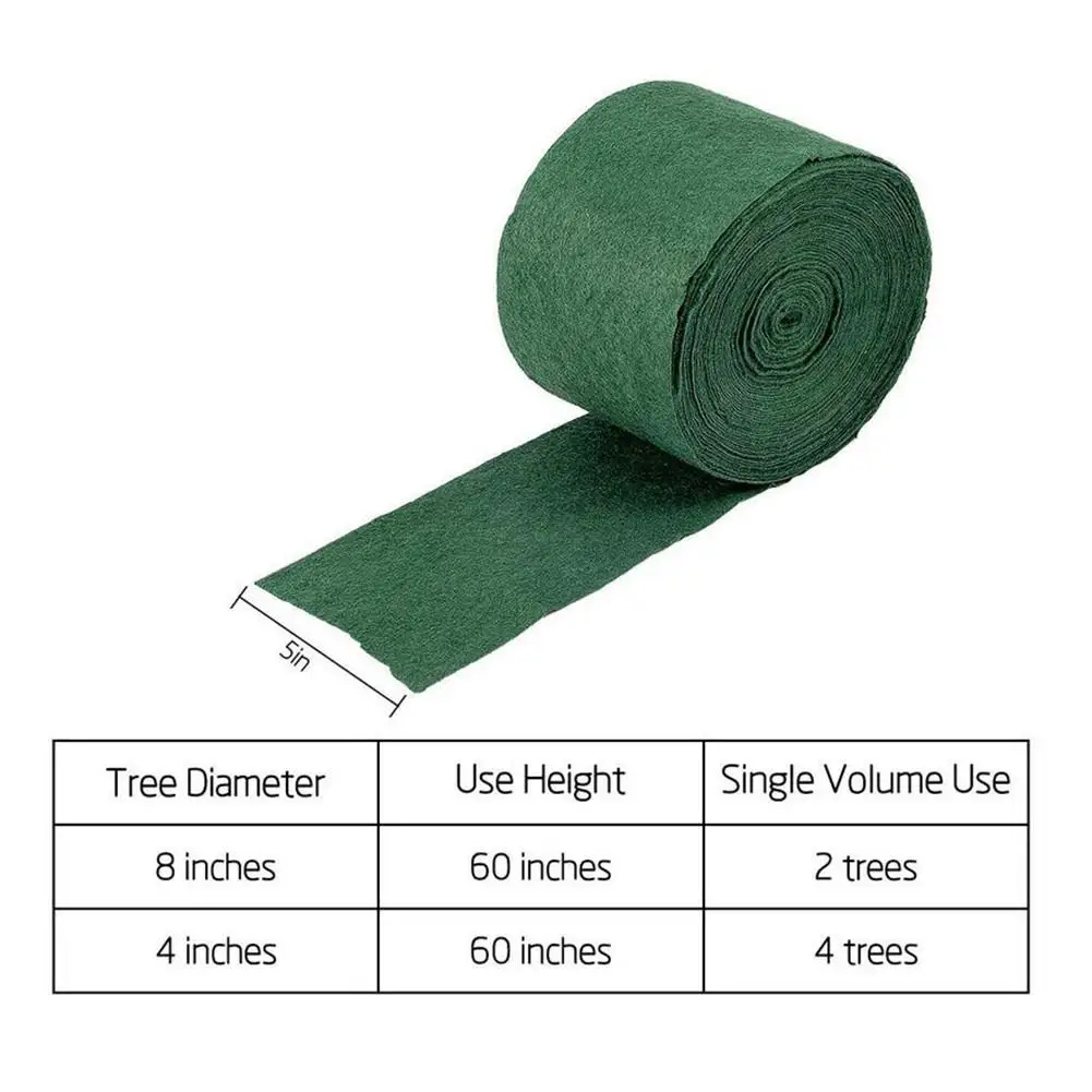 

2PCS 20m Tree WrapThermal Insulation Moisturizing Belt For Landscaping Project Anti-freeze Plant Bandage Wrapped Tree Cloth