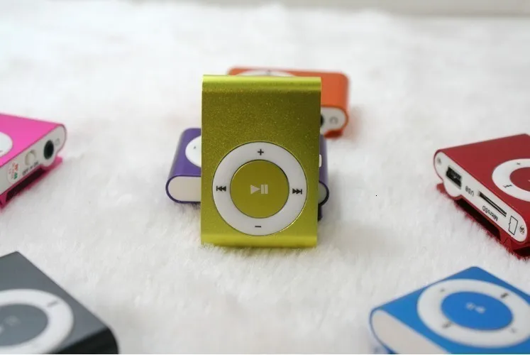Портативный мини mp3-плеер SeenDa с зажимом и поддержкой USB MP3 плеера, слот для карт Micro TF, зеркальный спортивный MP3-плеер ярких цветов