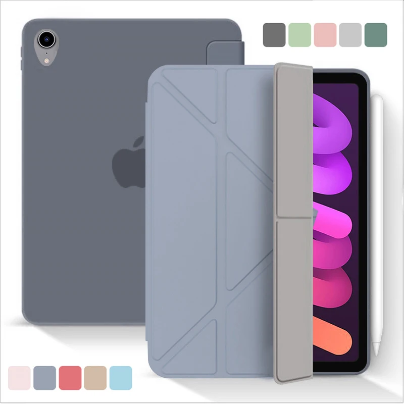 

Чехол для iPad mini 6 2021 дюйма, мягкий чехол из искусственной кожи, новинка для iPad mini6, iPad Mini 6-го поколения, противоударный защитный смарт-чехол A2567