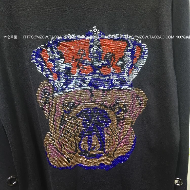 Женское платье с блестками QING MO черное круглым вырезом длиной до колена весеннее