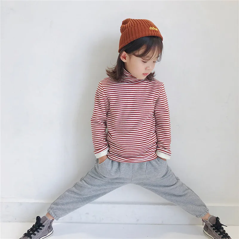 

Winter Children Sport Pants For Baby Boys Girls Trousers Warm solid color Clothes Casual Sport Pants Jogging For Kids Trousers