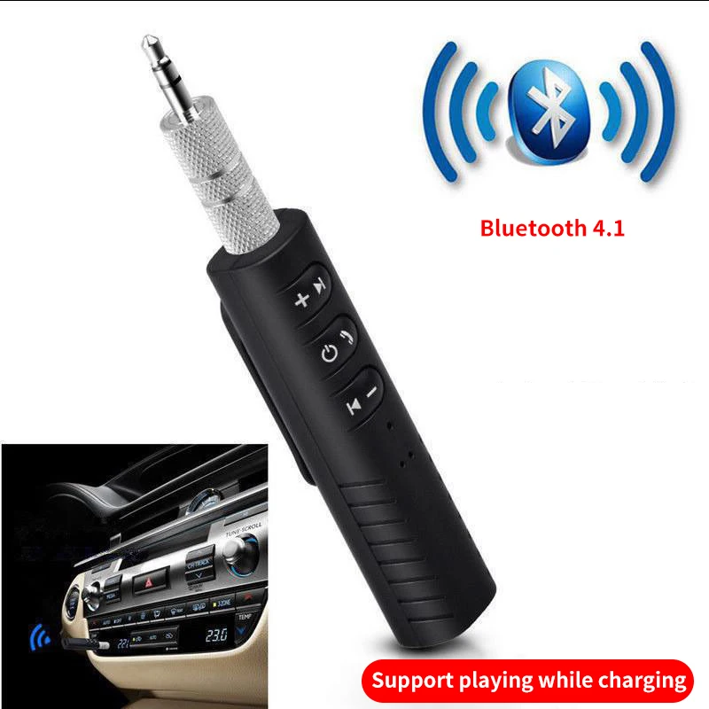 

Беспроводной Bluetooth приемник 3,5 мм Автомобильный адаптер AUX Выход Bluetooth адаптер Lavalier для домашней аудиосистемы автомобиля