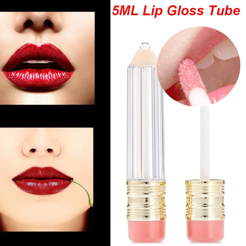 10/5 мл пустой блеск для губ контейнер прозрачный бальзам трубки карандаш форма