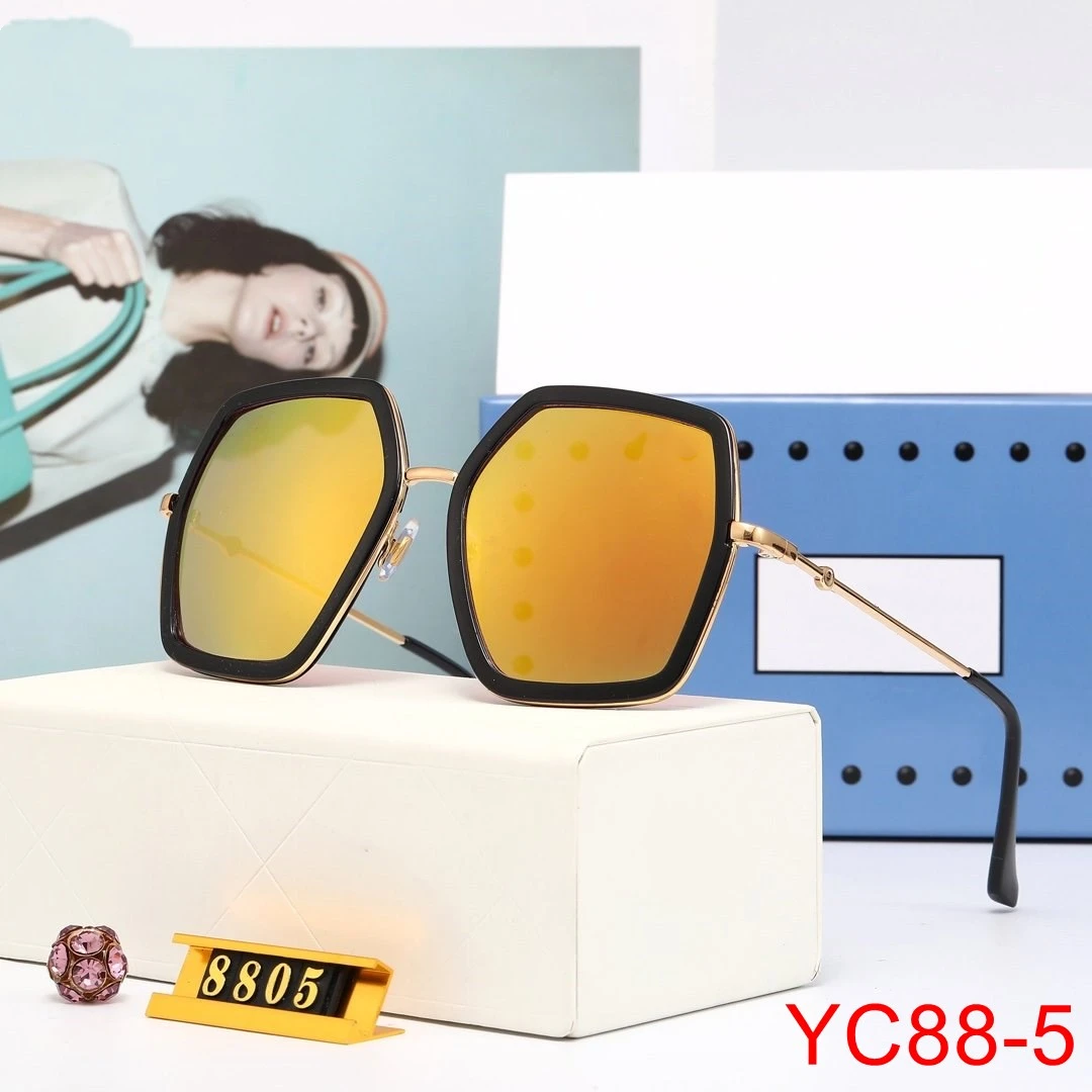 

YC88 Fashion Vintage classic Square Men Sunglasses Brand Designer New Luxury Polarized Women Sunglasses With box
