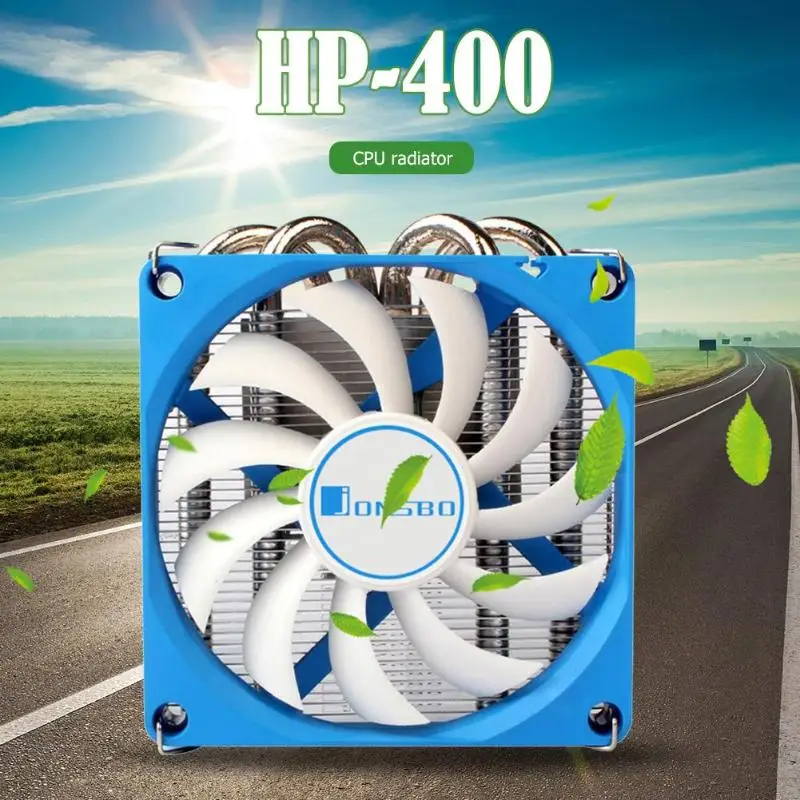 Вентилятор охлаждения процессора Jonsbo HP-400 4 тепловые трубки радиатор для HTPC чехол