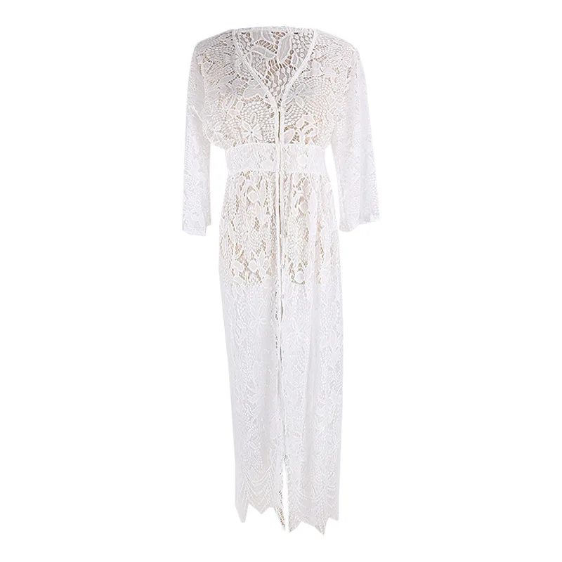 

Kimono Woman Summer Beach Dress Women Swim Cover up