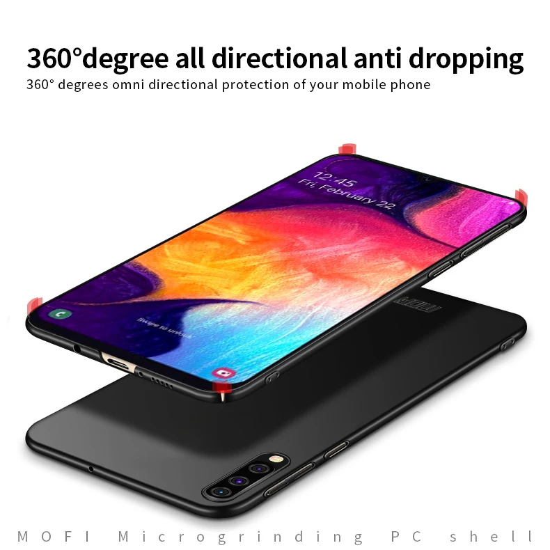 MOFi для samsung Galaxy A50 чехол для ПК жесткий защитный чехол для samsung S10 Plus A40 A20S A10S A70 A60 A50S S10 Lite