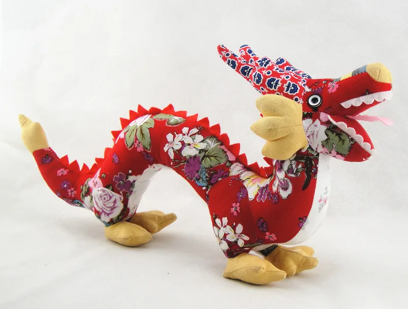 Ant mascot Auspicious pattern embroidered dragon Doll long Pillow stickers ball Gift Plush Animals | Игрушки и хобби