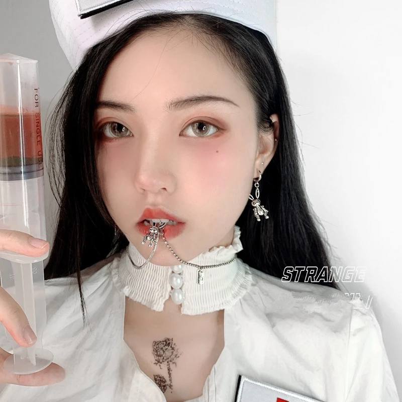 HZ 2019 винтажное асимметричное ожерелье с кроликом и звездами милое длинное