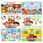 GFUITRR семейный тематический фото фон Детский День Рождения фотография Фон воздушный шар фейерверк Флаг Пользовательские украшения Фотостудия