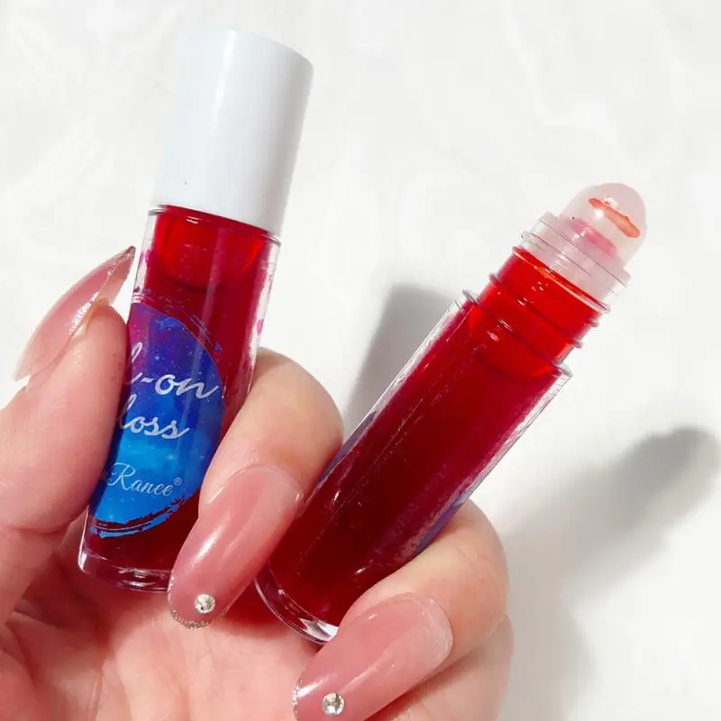 

6 Colors Fashion Roll-On Lip Glaze Matte Moisturizing Lip Gloss Dyed Lip Liquid Long Lasting Waterproof Lip Glaze Makeup TSLM1