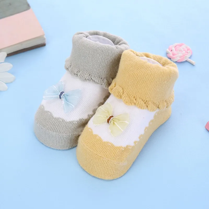 2 пар/компл. младенческой новорожденных детские носки для девочек милые с принтом