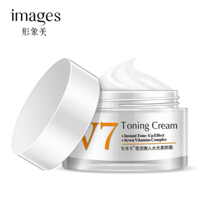 

images V7 Seven Vitamins Toning Day Creams Moisturizing Face Cream Hydrating Anti Aging Whitening Brighten Smooth Skin Care