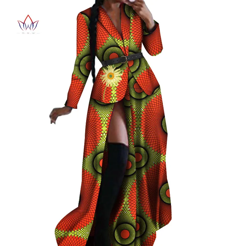 African Print Tops And Long Skirt For Women 2 Pieces Set African Skirt Suits Full Sleeve Bazin Riche Plus Size Skirt Set WY6401