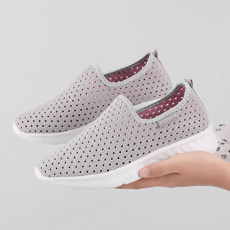 Tenis Feminino Women Tennis Shoes Breathable Slip on Mesh Female Sneakers Sports Footwear Chaussure Femme Brand Sneaker