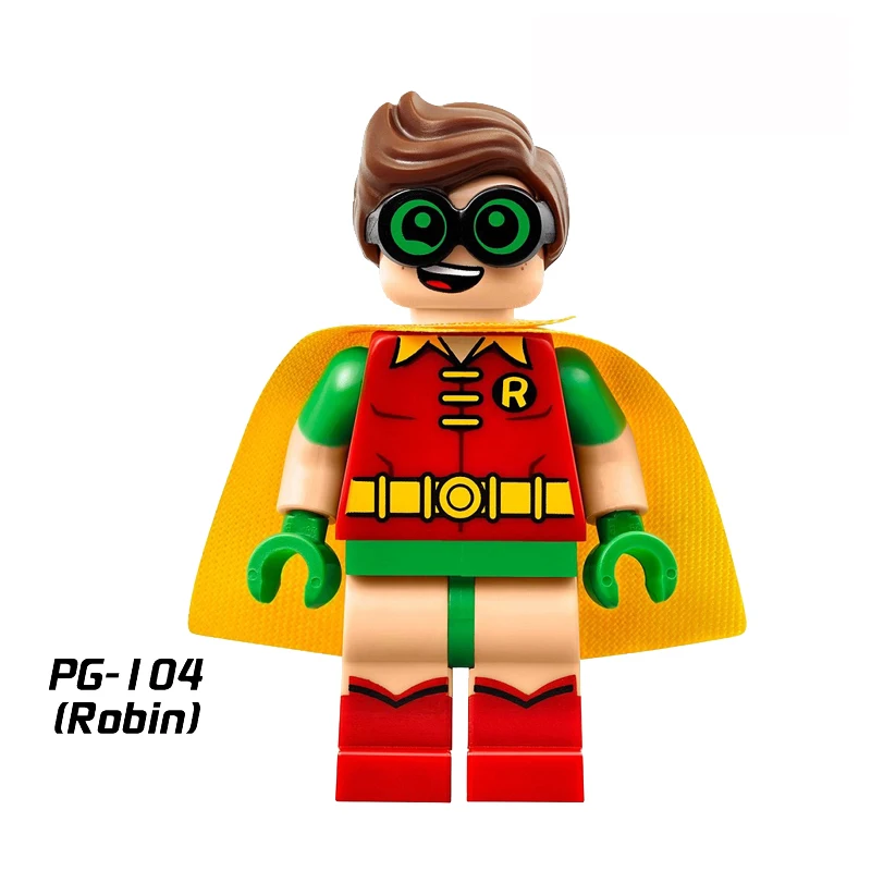 Строительные блоки Джокер яд Плющ Бэтмен Робин календарь людей Харли Квинн