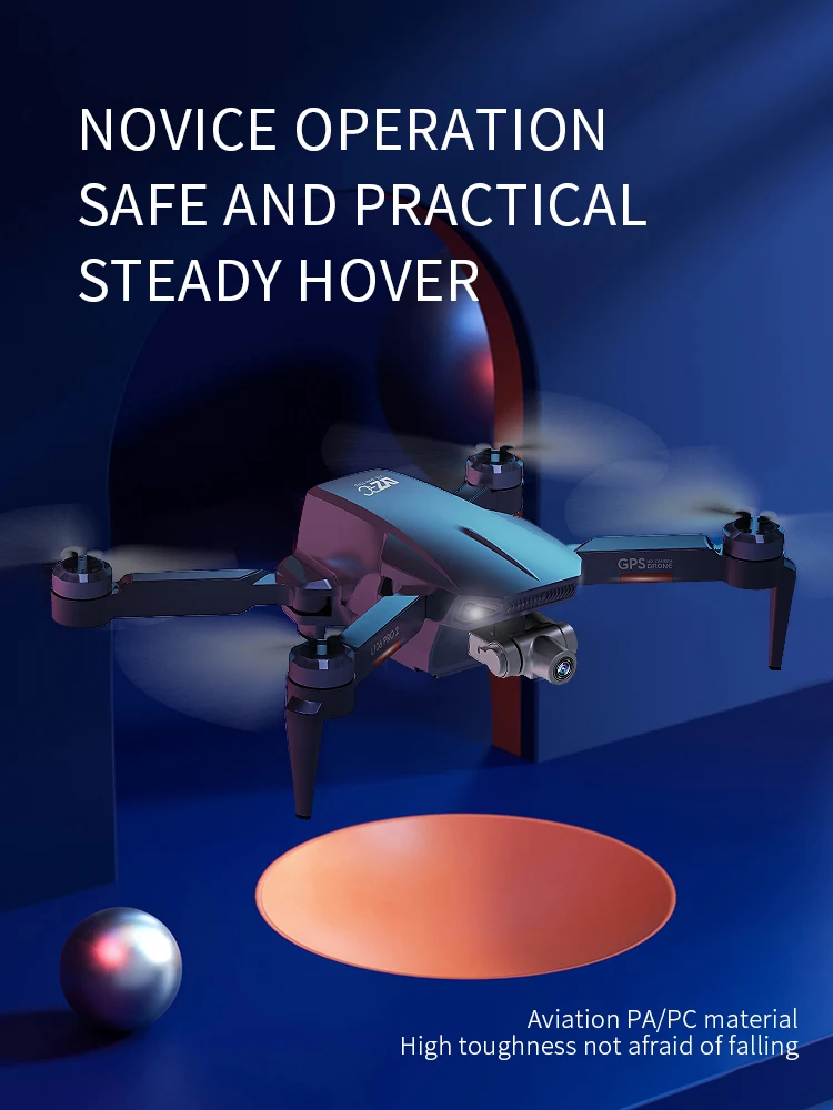 L106 PRO 2 GPS Drone 4K Professional HD Dual Camera Brushless Foldable Quadcopter RC Gimbal Aerial Photography 5G WiFi Toy