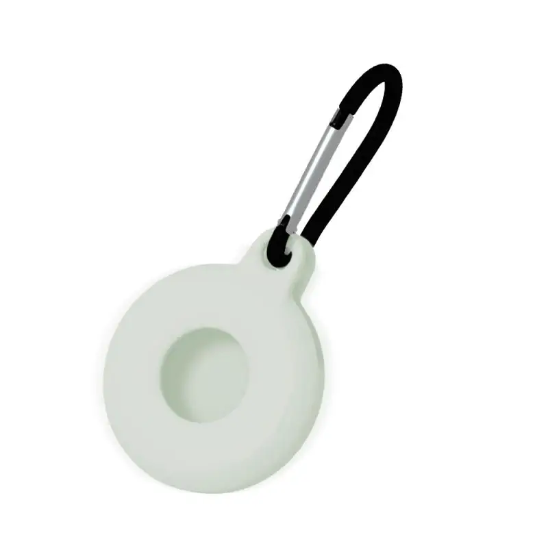 

Silicone Carry Case Protective Skin Cover With Keychain For Apple Airtags Bluetooth Wireless Tracker Protector Shell Accessories