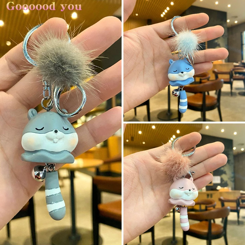 

1 Pcs Japanese Style Cartoon Keychain Girls Car Key Chain Accessories Cute Women Backpack Pendants Keyring Gift For Friends