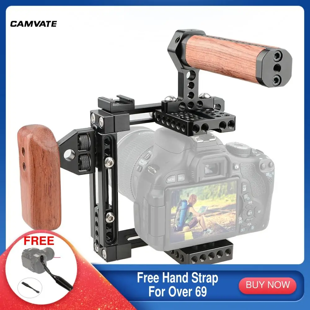 Камера CAMVATE Rig для Canon 70D/80D/90D/5D Mark II/5D III/5D IV/ Nikon D7100/D7200/D300S/a58/A99/a7/a7II/GH5/GH4|Аксессуары