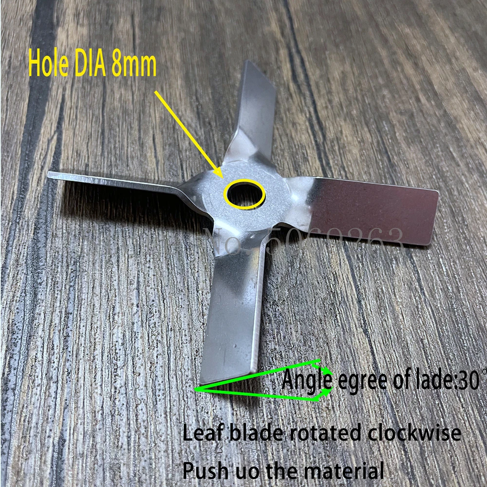 1 шт. 304 нержавеющая сталь четырех-Лопастной пропеллер нажмите кнопку материал