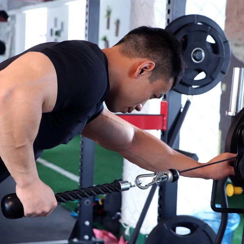 

ELOS-Fitness Single Grip Tricep Rope Gym Accessories Cable Attachments