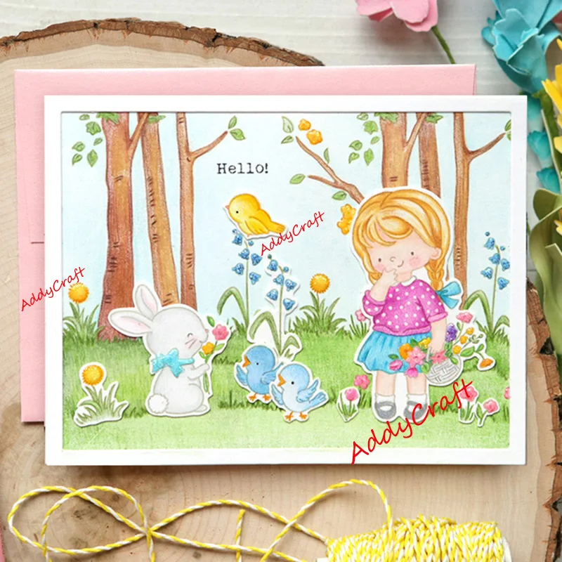 С изображением рождественской елки для девочек набор вырубных штампов и