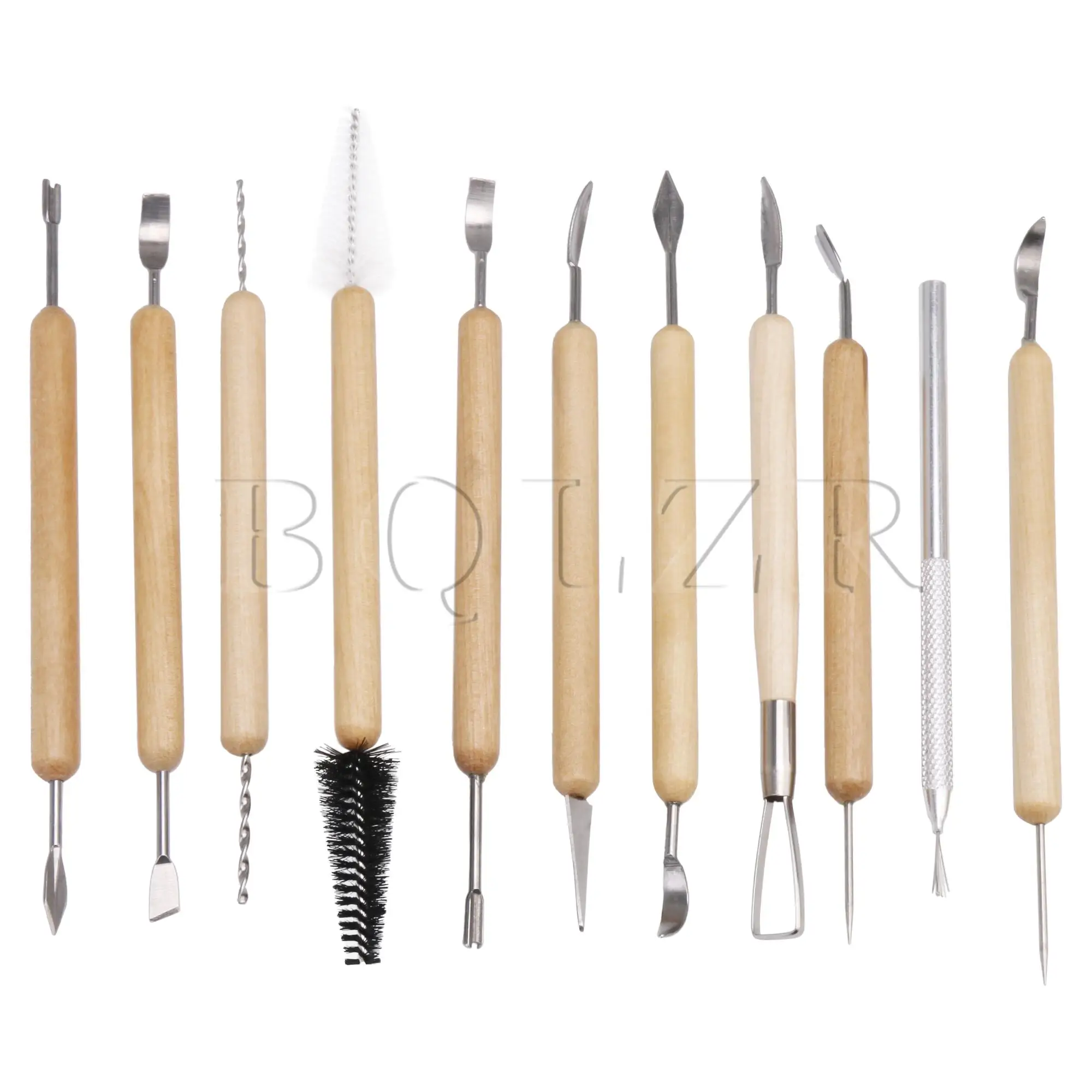 

BQLZR 11 PCS Ceramic Pottery Clay Sculpting Tool Kits for Carving