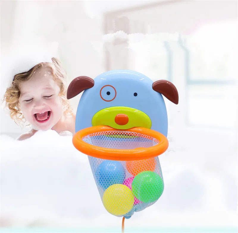 Детские игрушки для ванной стрельбы морской мяч Детская игра водяная корзина