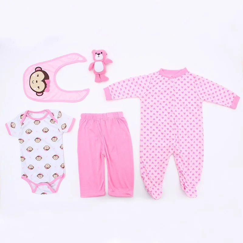 Кукла реборн 20 дюймов Одежда для кукол платье младенцев реалистичный комплект