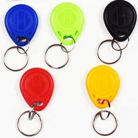 5pcslot rfid key fobs 125khz em4305 t5577 proximity abs tags read and write rewritable duplicator copier access control