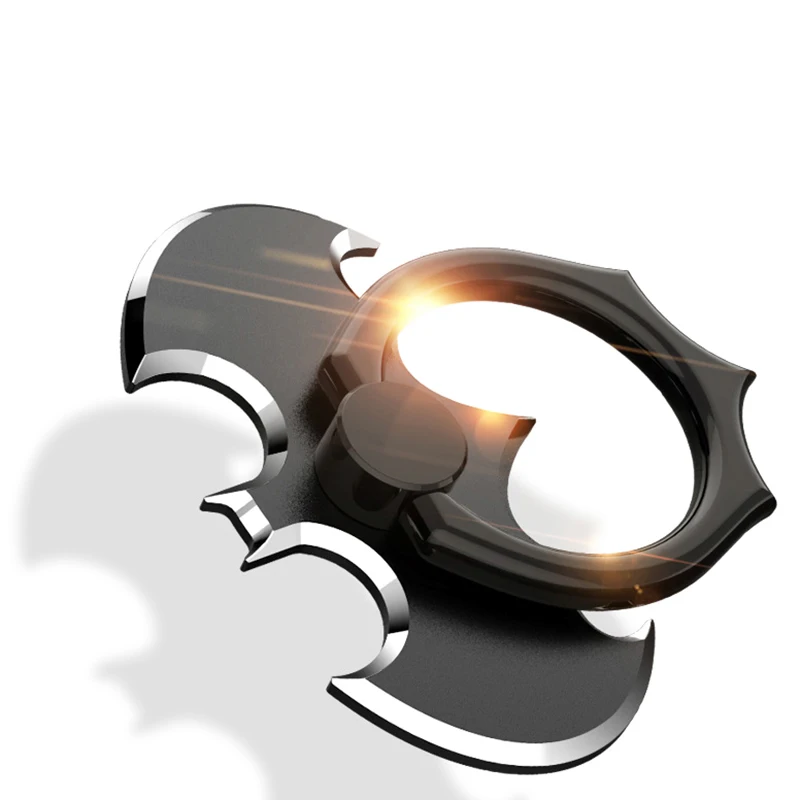 

Bat Aluminum Metal Universal Finger Ring Smartphone Mobile Cell Phone Hand Desk Stand For iPhone 8 7 Xiaomi mi8 Holder