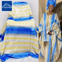 5 yards 2021 high quality top sell to african fabric keep shiny soft bazin riche borcade 100 cotton bazin riche tissu material
