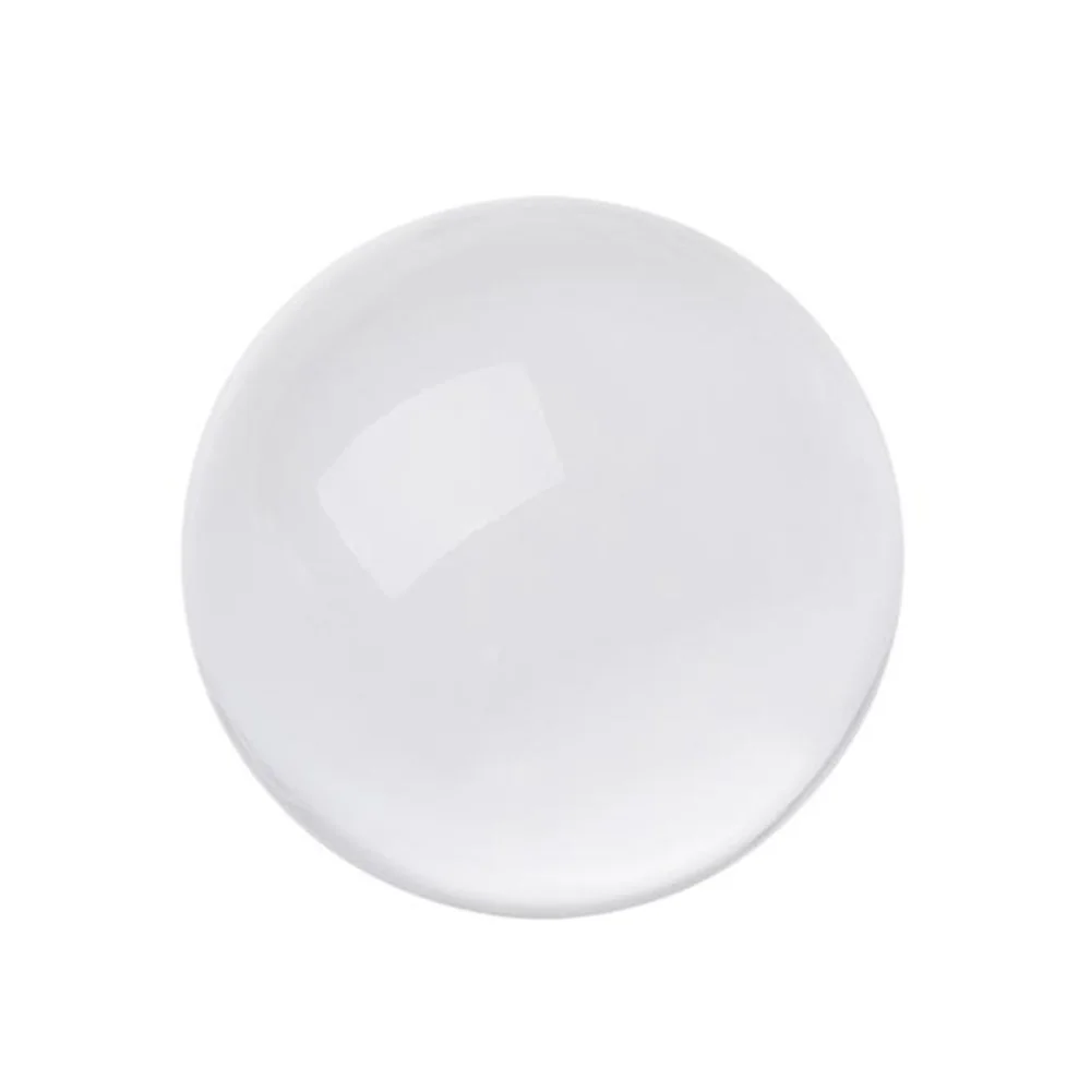 

Transparent White Crystal Ball Crafts Desk Personalized Colored Light Ball Ornaments Living Room Office Decoration