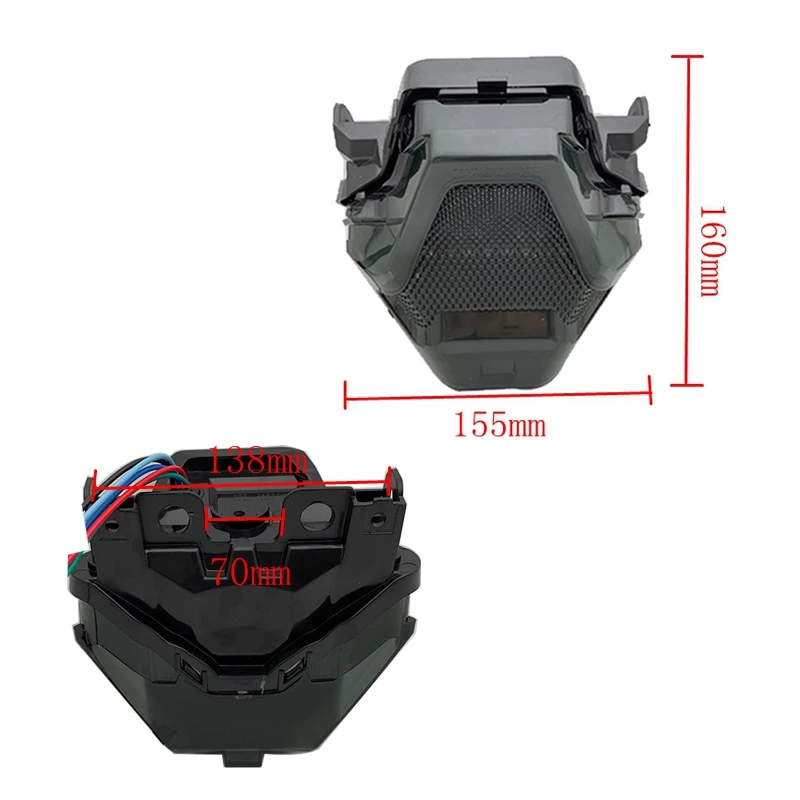 For YAMAHA MT-07 FZ-07 MT-25 MT-03 YZF R3 R25 2014-2020 Integrated LED Tail Light Turn signal Assembly Motorcycle Accessories MT