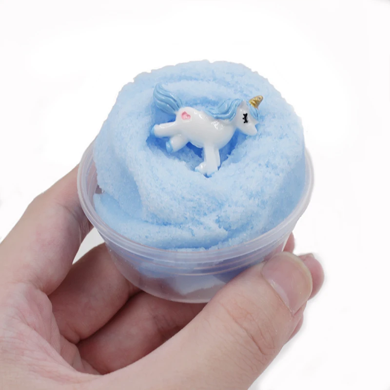 Хлопковый слайм пушистая полимерная цветная шелковая Волшебная глина пластилин