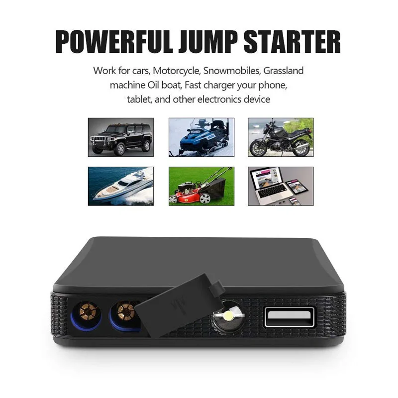 Portable 12V Car Battery Jump Starter Engine Power Bank Starting Up To 2.0L Start Funny Reflective Creative PALESTINE Flag | Автомобили и