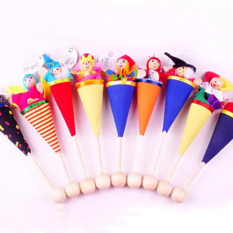 Мультяшные животные до кукол телескопические палки стержни куклы (случайный