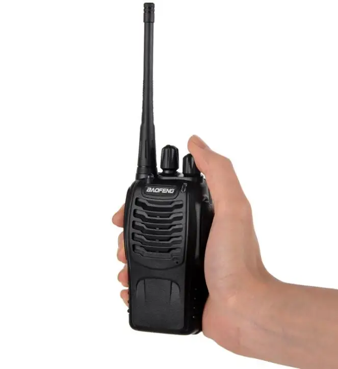 1 Pair BF888S Handheld FM Transceiver UHF Two Way Radio Ham Communicator Radio Station Walkie Talkie