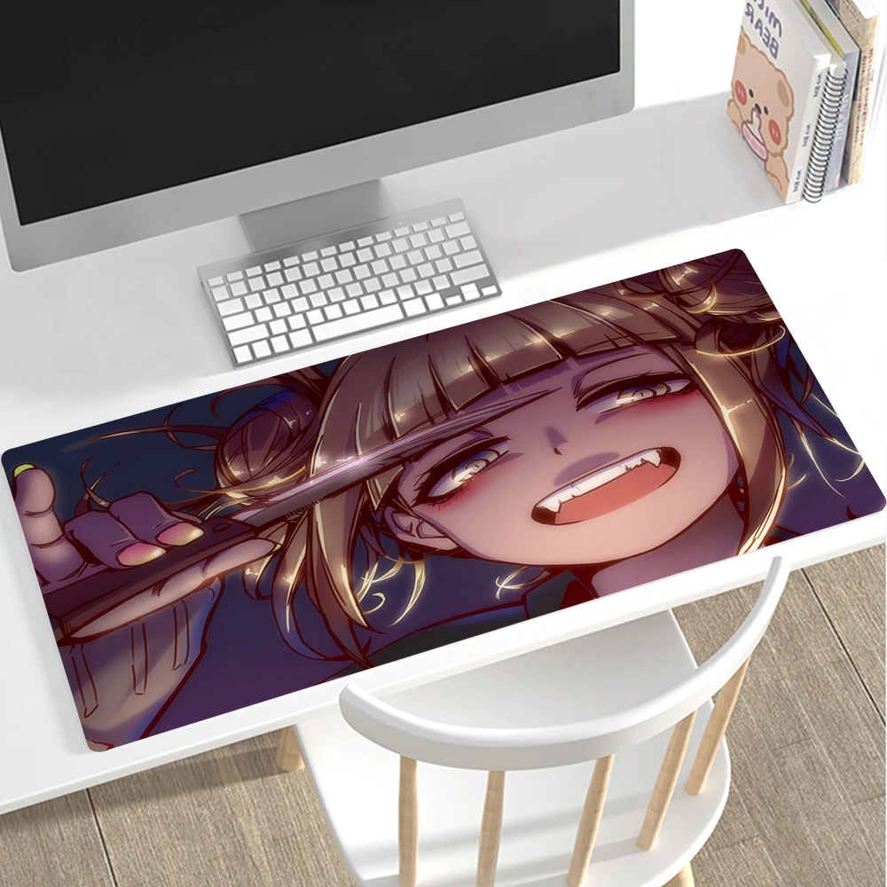 

Himiko Toga Pattern Mousepad Alfombrilla Gaming Accessories Tapis De Souris Non-slip Mouse Pad Mausepad Alfombrilla Raton 40X90