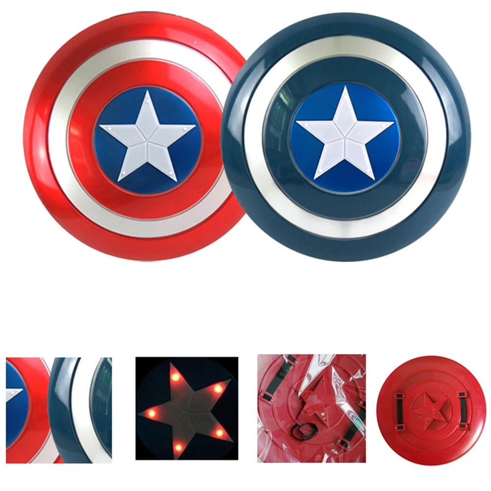 32/42 см в форме щита Капитана Америки с светодиодный светильник и звук детский