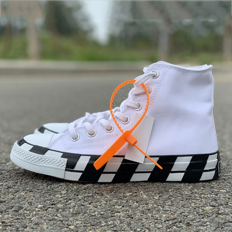 2019 дешевые оптовые продажи черные белые 2 0 холщовые высокие ограниченная версия