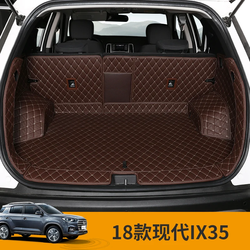 

High-quality 3D Car Mats Luxury-Surround Leather Floor Mats For Hyundai IX35 2021 Stylish, beautiful, Rub, protection,Decorati