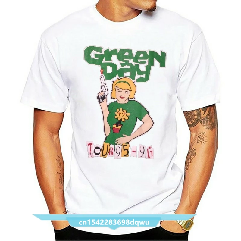 

Vintage Green Day T Shirt Insomniac Tour 95 96 Men’s L USA Rare Double Sided 90s