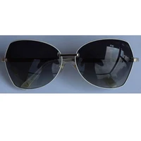 fashion sunglasses women branded design rimless polariod sun glasses gafa de sol mujer white purple frame anti uv400 protect eye