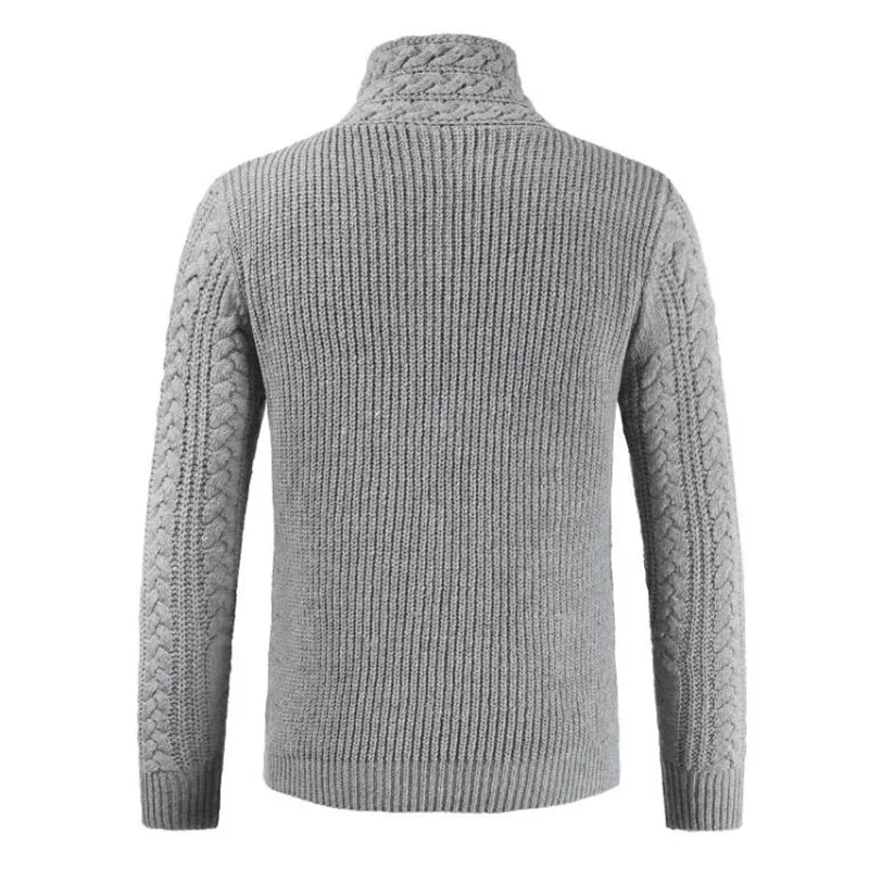 

Men 2020 Spring Autumn New Long Sleeve Sweater Knit Buckle Irregular Design Sweater Knit Pullovers High Quality
