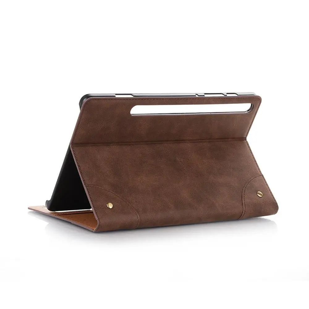 

Retro Leather Case for Samsung Galaxy Tab S6 10.5 SM-T860 SM-T865 T860 T865 Cover Soft Smart Case for Samsung Tab S6 10.5 Inch C