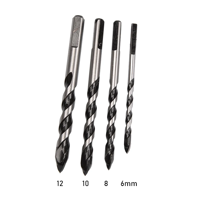Набор сверл для бетона комплект из 5-10 насадок 6 мм 8 10 12 цемента мрамора стеклянной